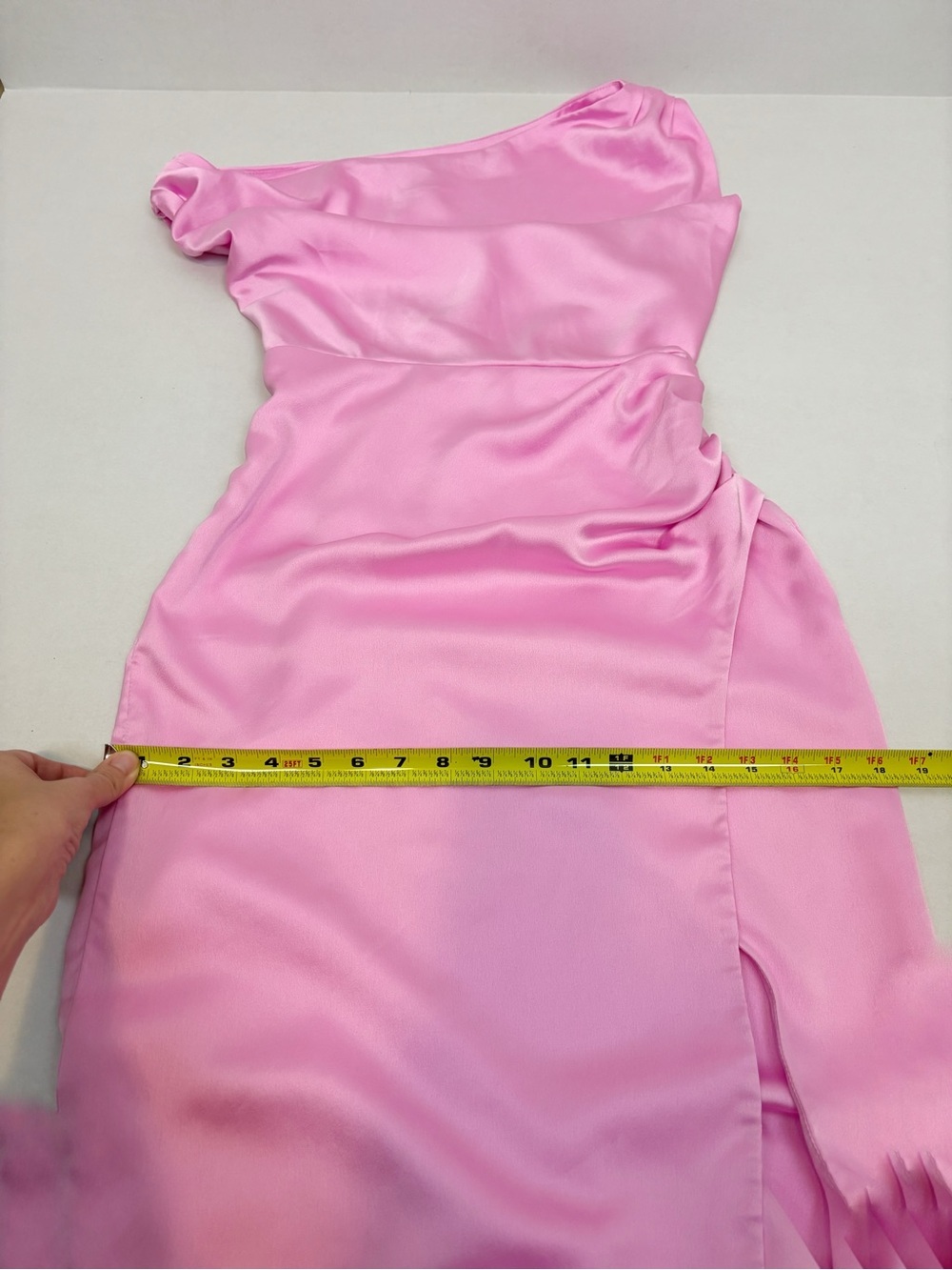 Show Me Your MuMu Jodie Dress in Pink Luxe Satin Size XS - Picture 15 of 16